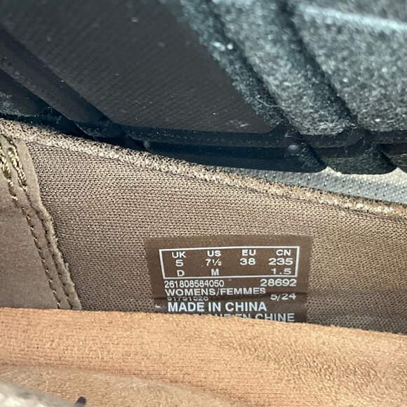 Clarks Women's 7 1/2 Metallic Bronze Loafer Ellowyn Lu - Picture 2 of 7